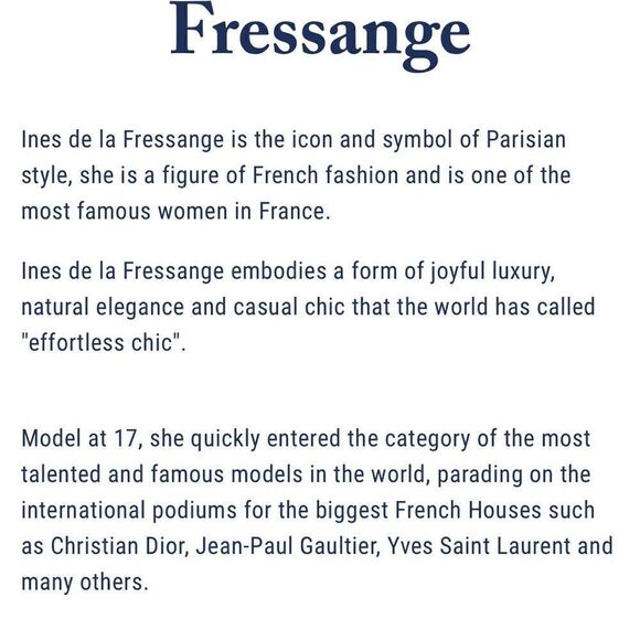 INES DE LA FRESSANGE Large Cotton Denim Long Sleeve Floral Back - Picture 2 of 14